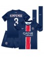 Detské Futbalové oblečenie Paris Saint-Germain Presnel Kimpembe #3 2024-25 Krátky Rukáv - Domáci (+ trenírky)